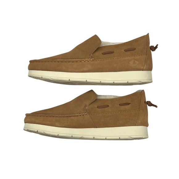 Sperry Men's Brown Moc-Sider Suede Slip-On - Size 7.5 - Picture 2 of 8